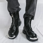 Black Men Long-sleeved Thick-soled Anti-slip Boots