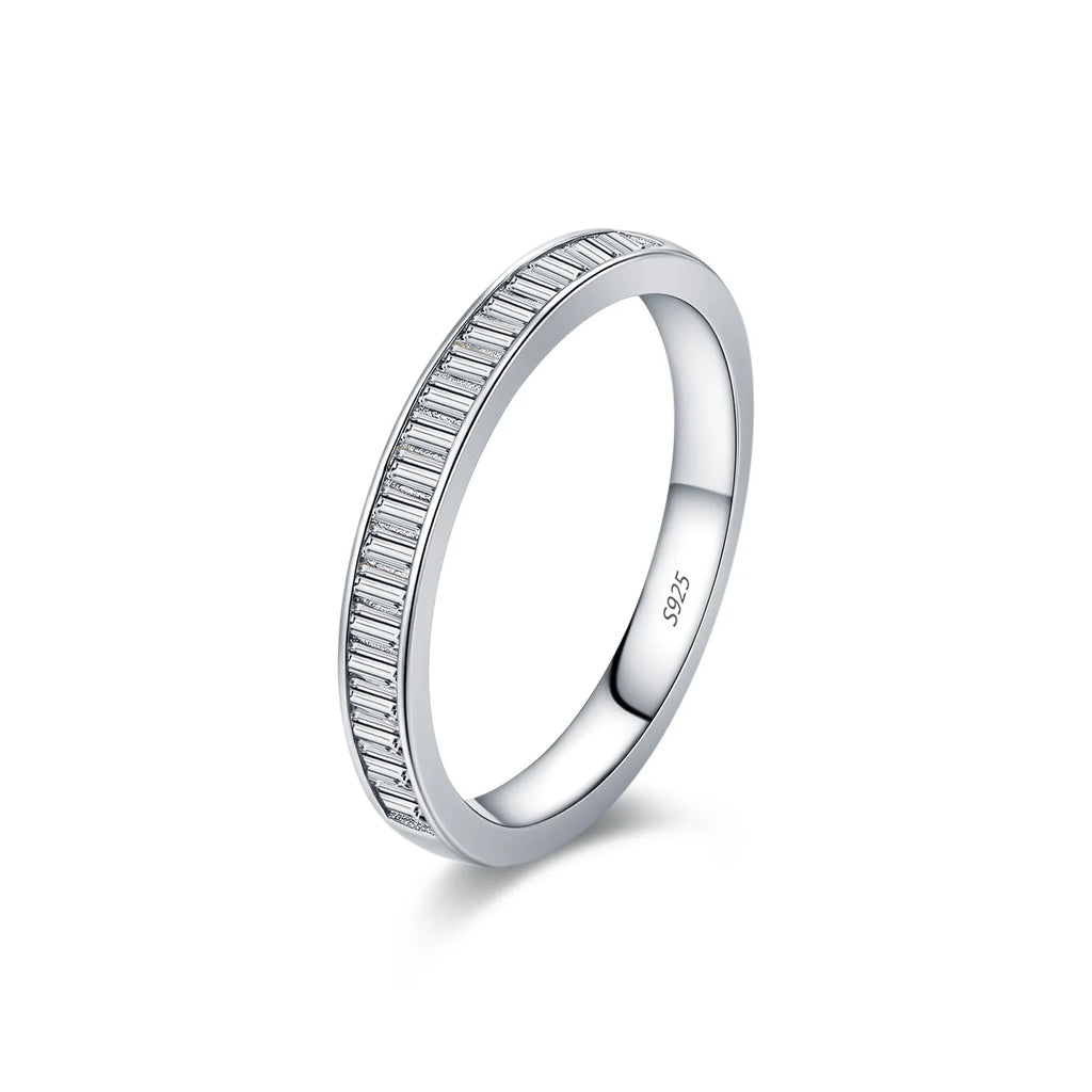 LYEE CYEE  Rectangle Moissanite Stackable Rings
