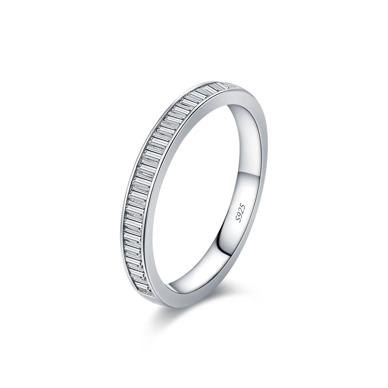 LYEE CYEE  Rectangle Moissanite Stackable Rings