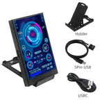 CPU RAM GPU HDD Monitor 320*480 IPS LCD ISB Display TURZX Software NO AIDA64