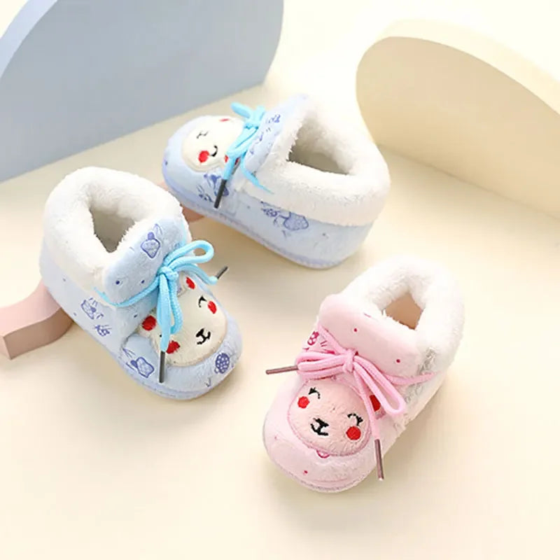 2026 Winter plush Baby Walking Shoes