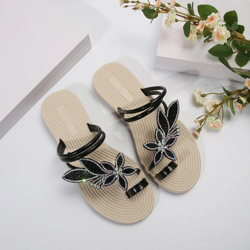 Maple Leaf Toe Flip Flops