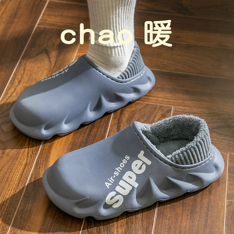 Men Winter Warm House Slippers
