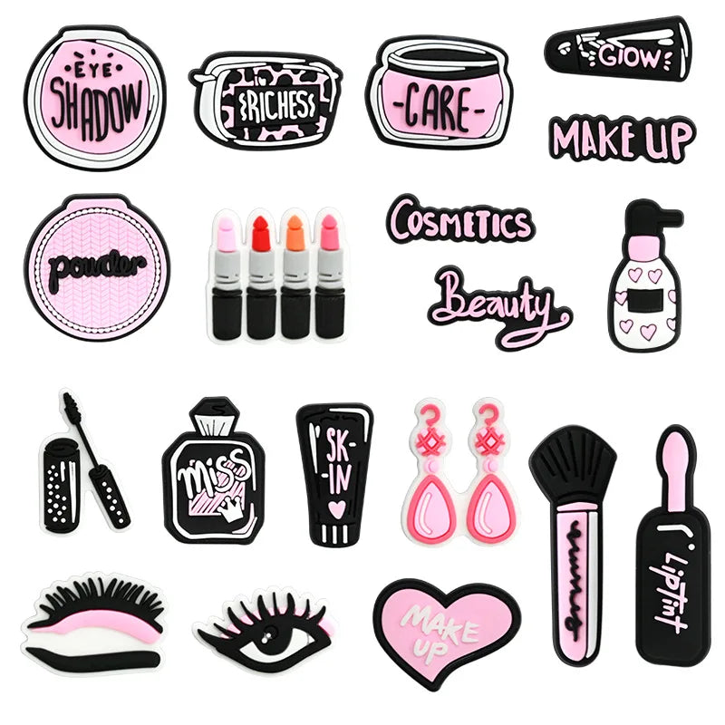 cosmetic beauty PVC shoe Charms