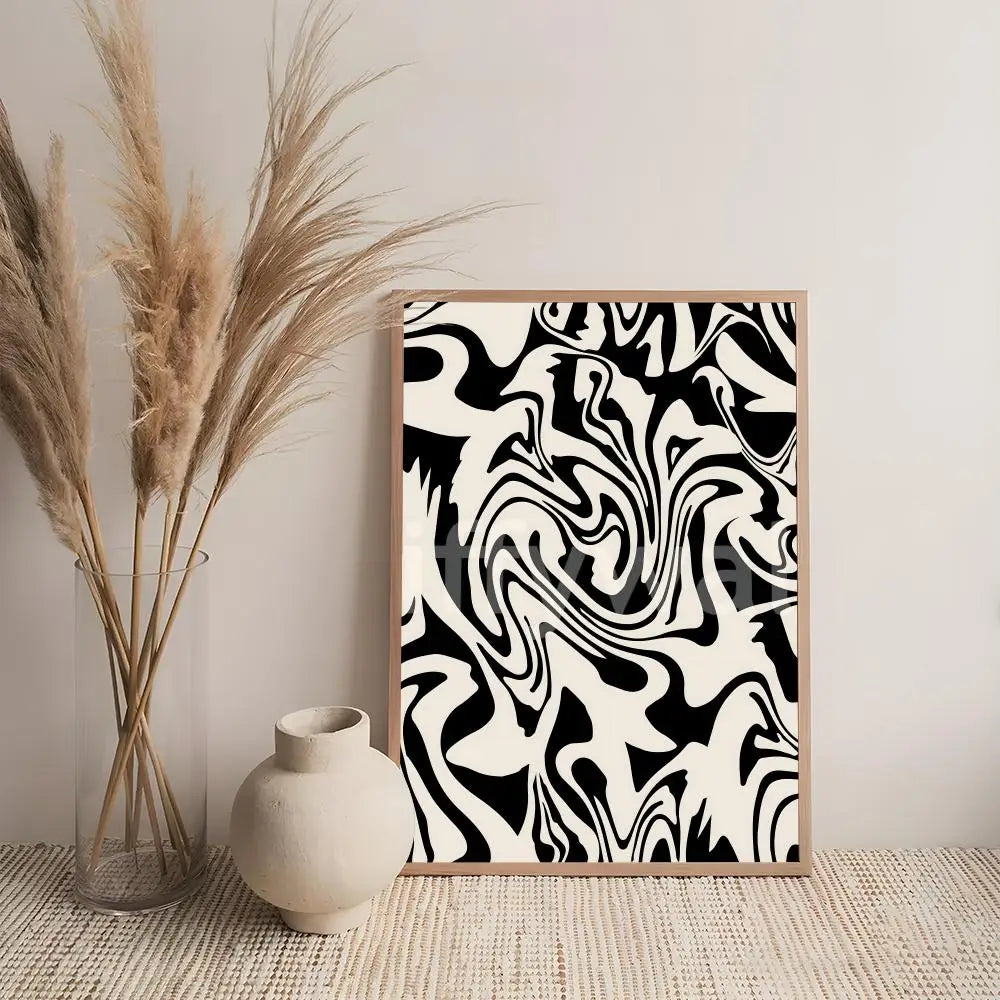 Art R-Retro Abstract Nourishing Soul Poster