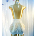 Hollow Out Fishnet Dress
