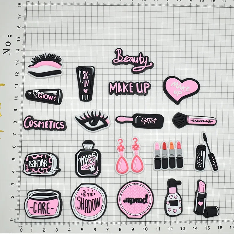 cosmetic beauty PVC shoe Charms