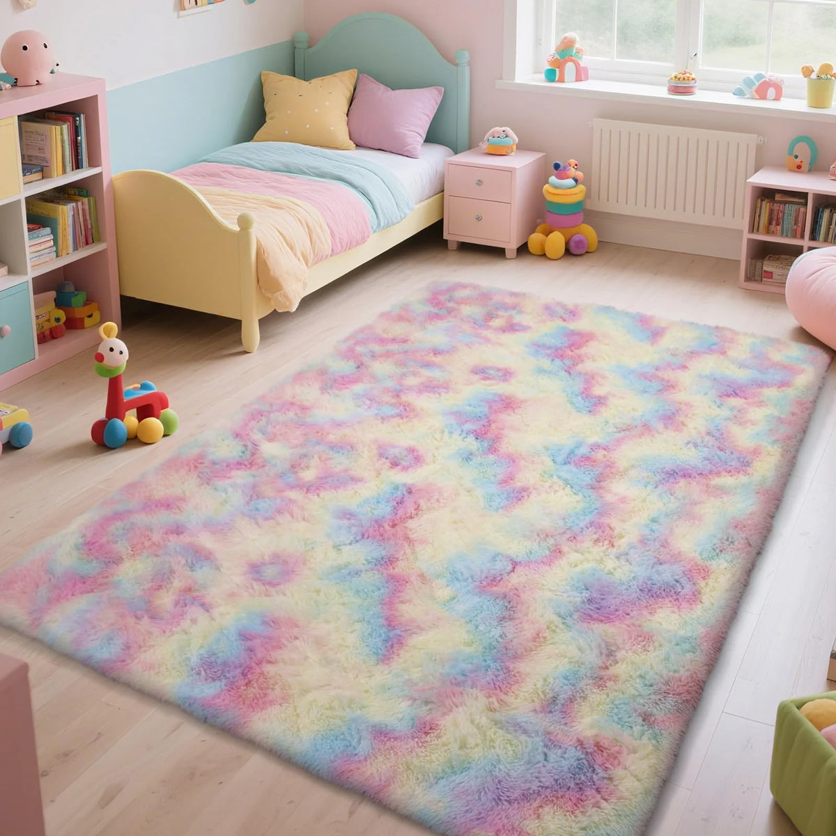 VIKAMA Ultra-Soft Puffy Rug
