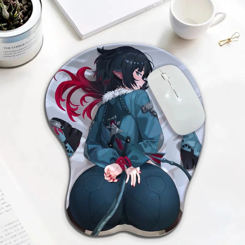 Wrist Rest 3D Soft and Smooth Silicone Mouse Pad
