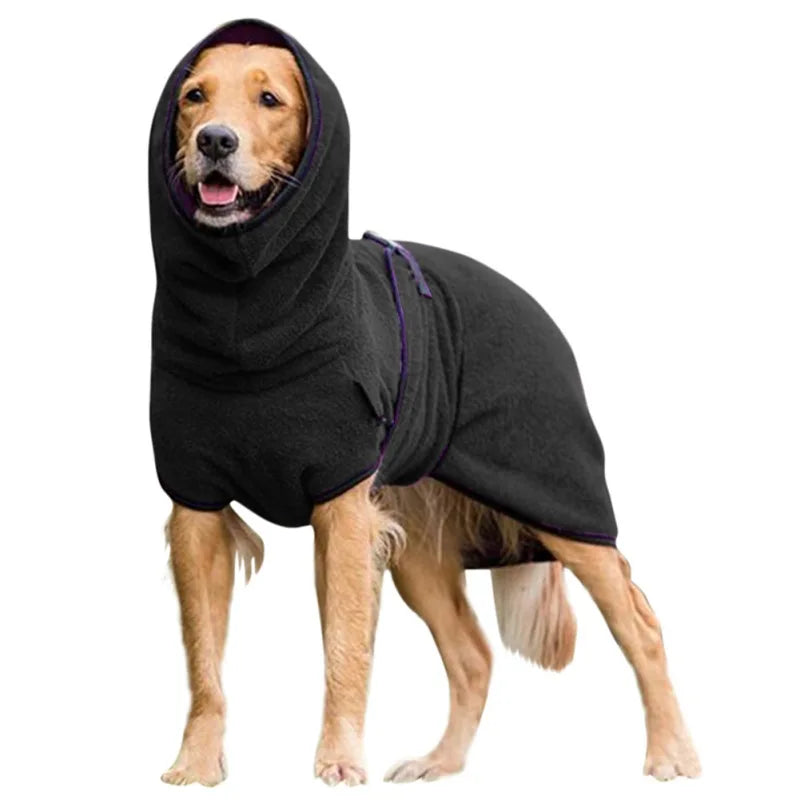 L-5XL Adjustable Dog Bathrobe Towel Bath