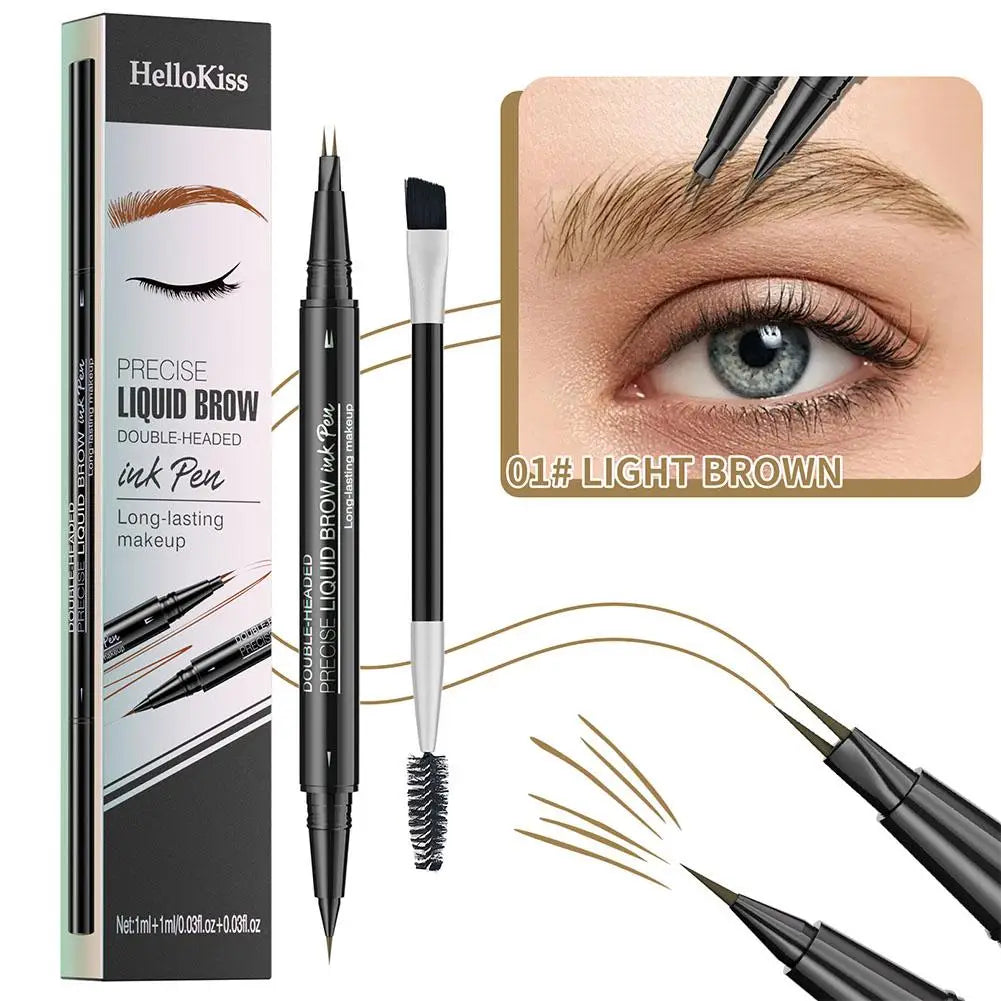 Two-pronged Eyebrow Pencil Waterproof
