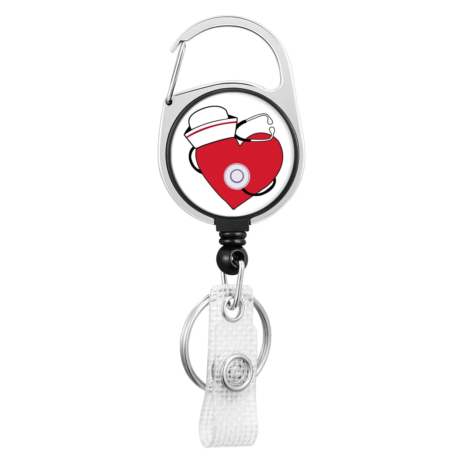 1pc Retractable Worker ID Tag