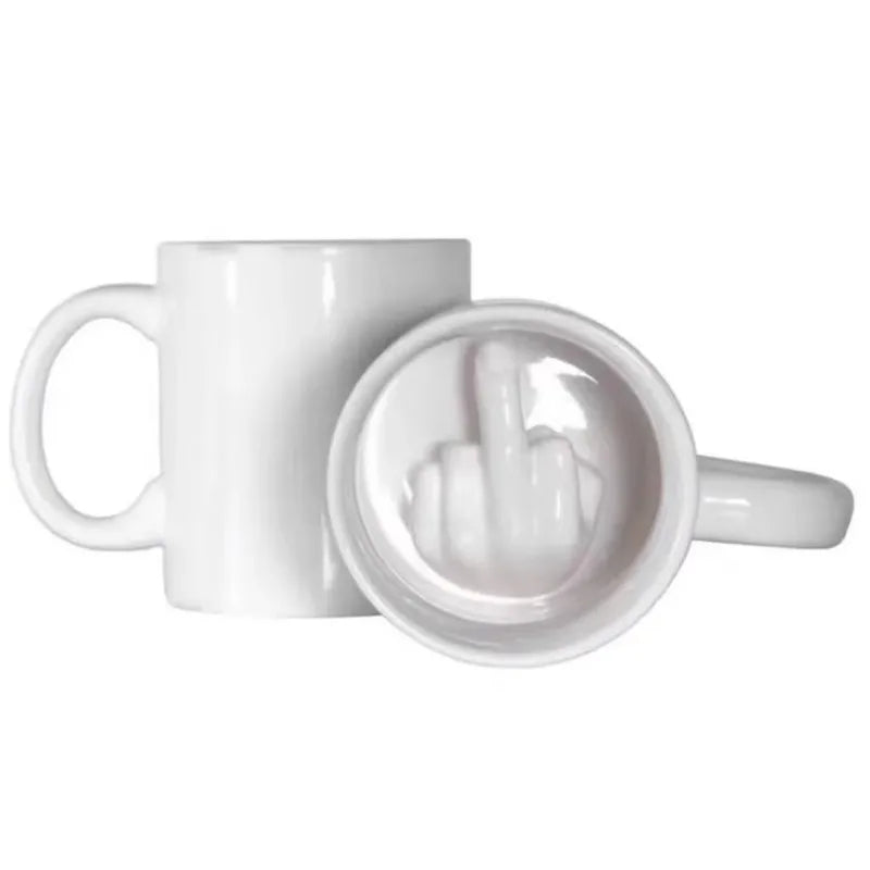 Ceramic Middle Finger Cup