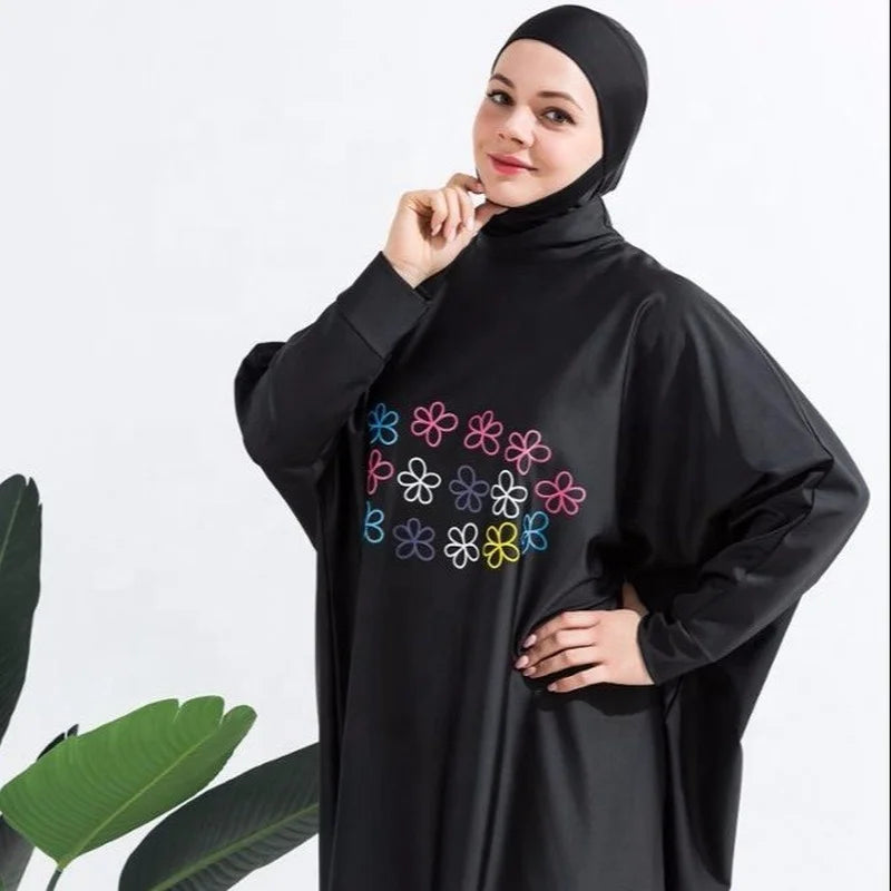 3pcs Hijab Long Sleeves Sport Swimsuit