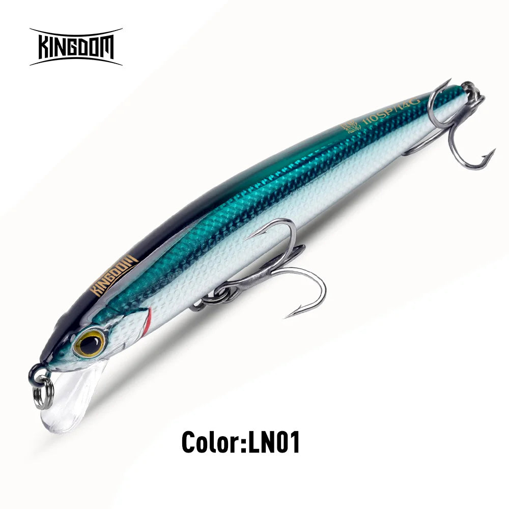 Kingdom Suspending Minnow Fishing Lures