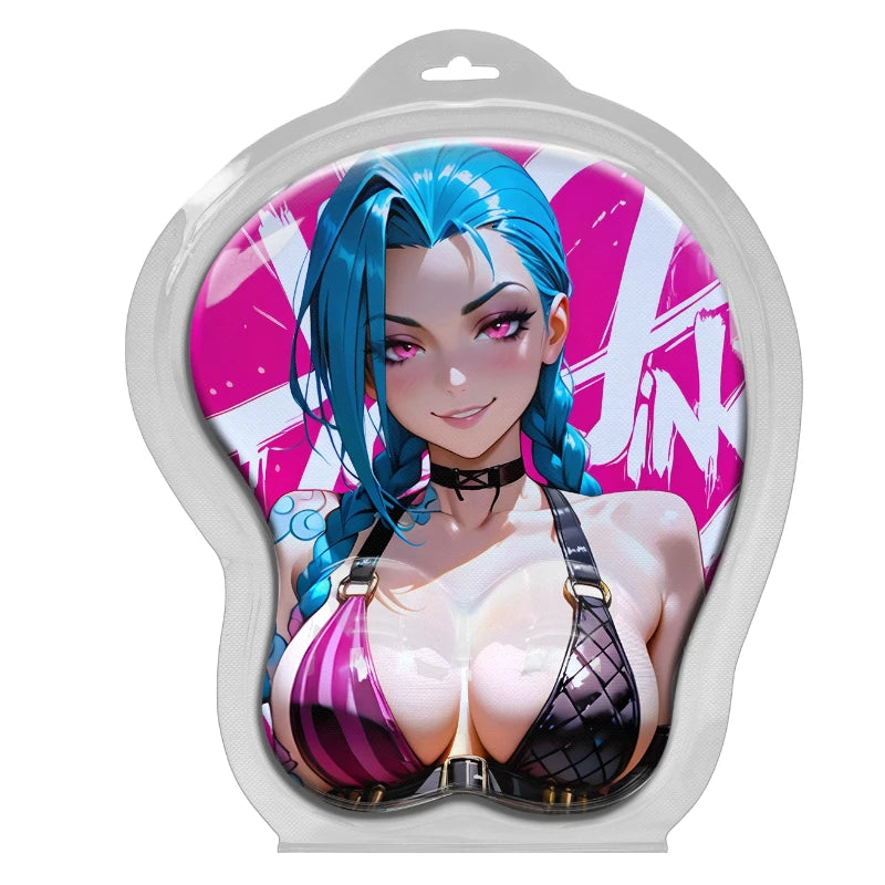 Wrist Rest 3D Soft and Smooth Silicone Mouse Pad