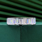LYEE CYEE  Rectangle Moissanite Stackable Rings