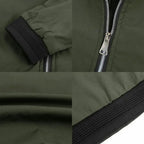 Solid Color Bomber Jacket