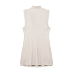 Summer Dress Women's 2026 New Fashion Retro Slim Elegant Women's Mini Dresses Street Chic Youth Travel Dress Summer