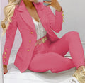 Versatile Casual Long Sleeve Jacket and pants Suit
