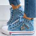 Retro Denim Canvas Sneakers