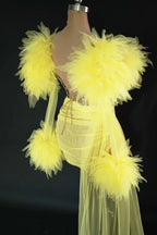 Mini Length Ruffled Tulle NightClub cocktail Dress