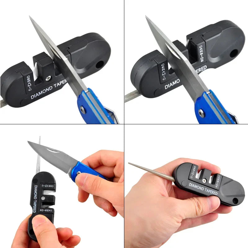 4-in-1 Mini Portable Tungsten Ceramic Carbide Knife