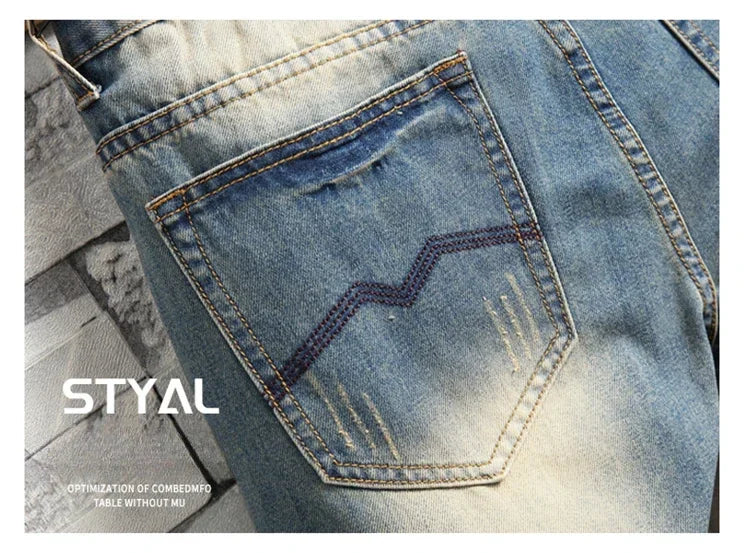 Distressed Ripped Jeans