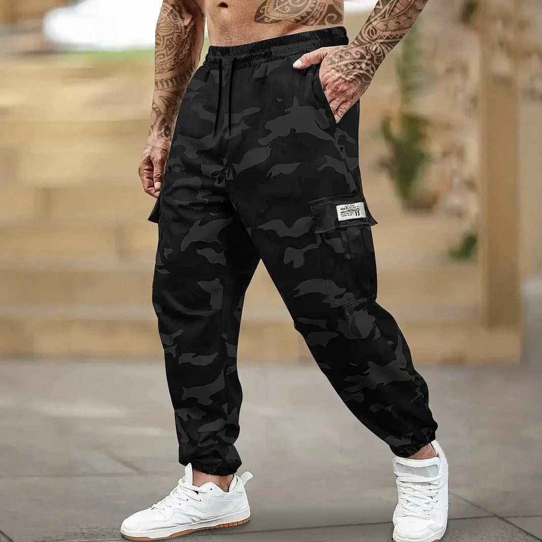 Men's Cargo Pants Multi-Pockets Camouflage Trousers