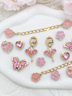 14pcs Fashion ABS Shoe Charms
