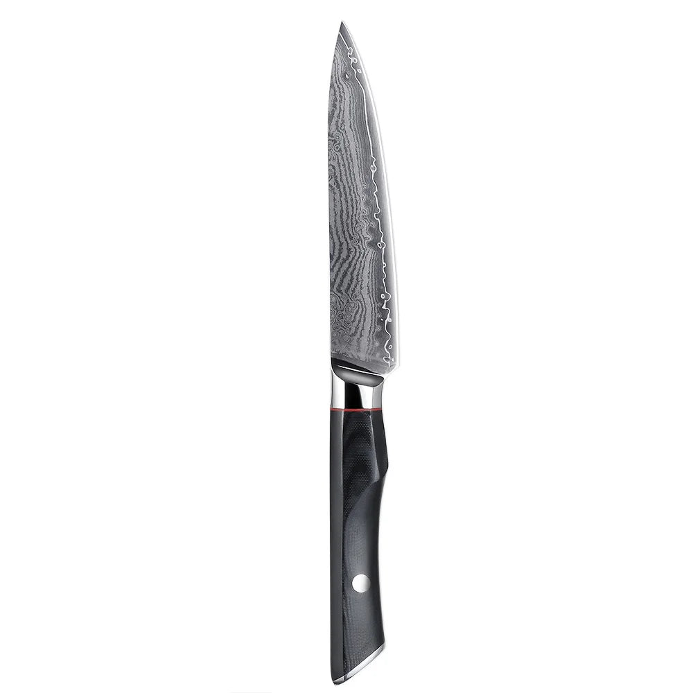 67-layer damascus steel kitchen bread santoku knives