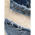 OIINAA Denim Bikini Set
