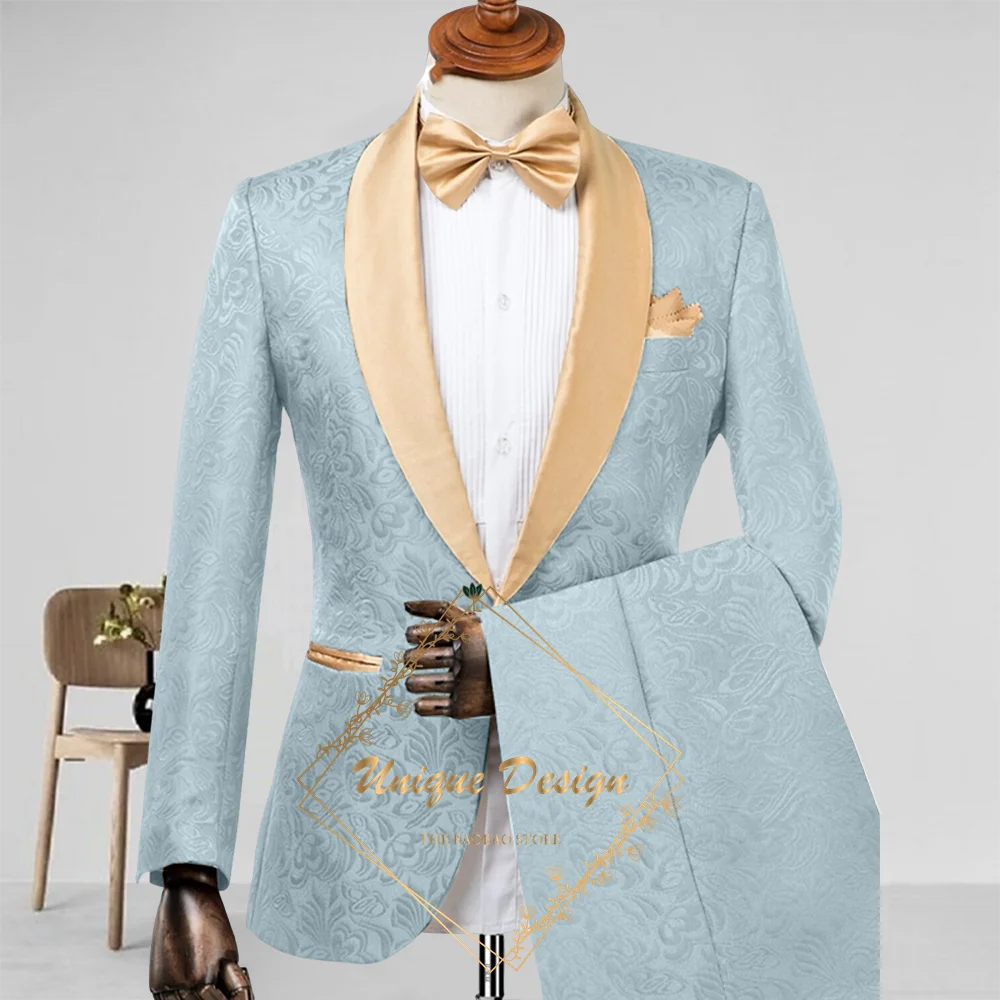 Champagne Men's Suit 2-Piece Set