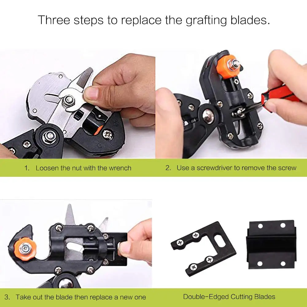 Professional Red Toolbox Grafting Pruner Garden and Farming tools