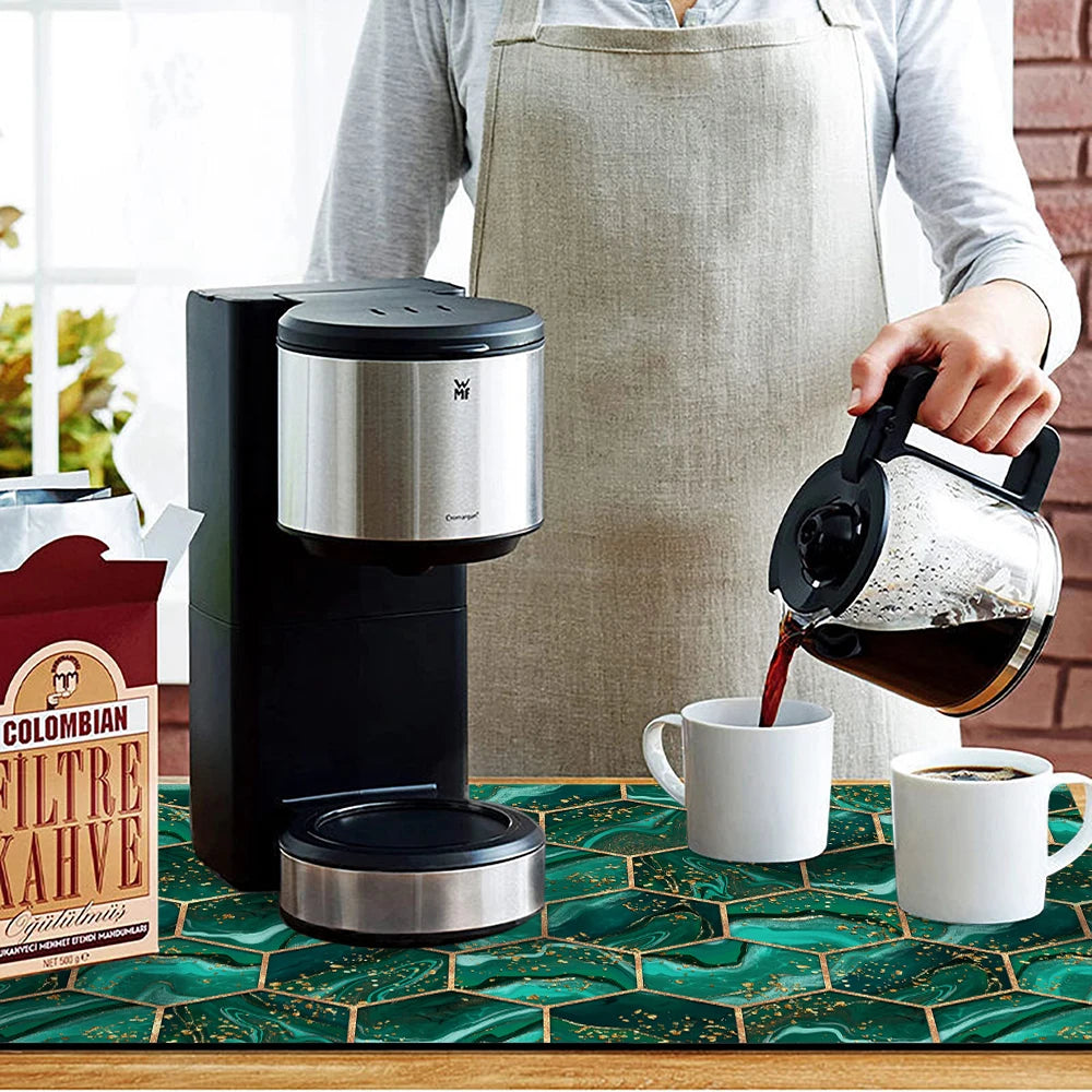 Absorbent Anti-slip Coffee Dish Mats