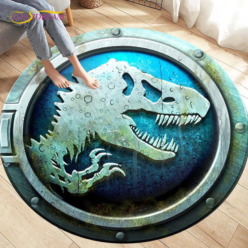 Jurassic Park Cartoon Dinosaur Carpets