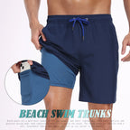 2026 Mens Beach Print Shorts