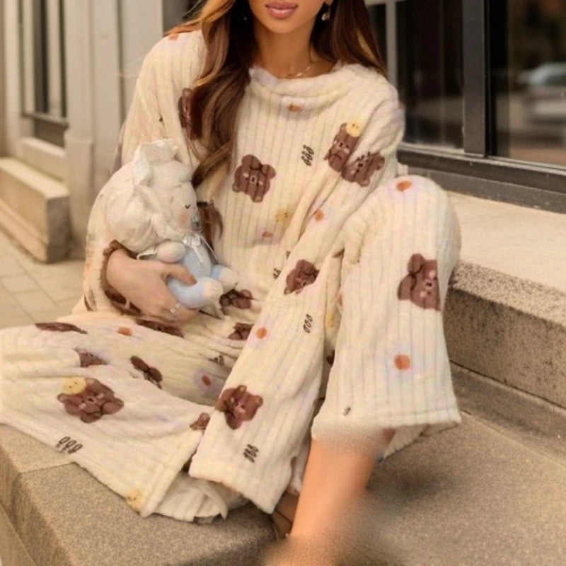 Women's Pajamas Set Winter