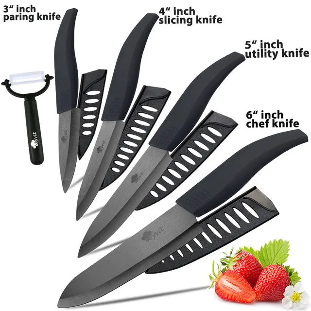 Ceramic Kitchen Knives Set