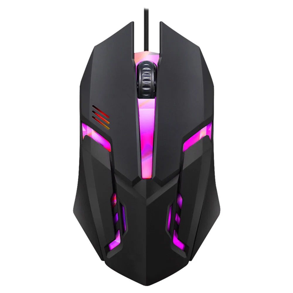 Colorful 3-Button LED E-Sports USB Wired Gaming Mouse