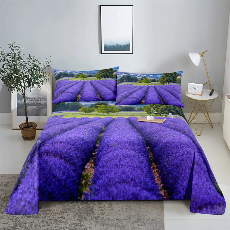 Purple animated Bed Sets