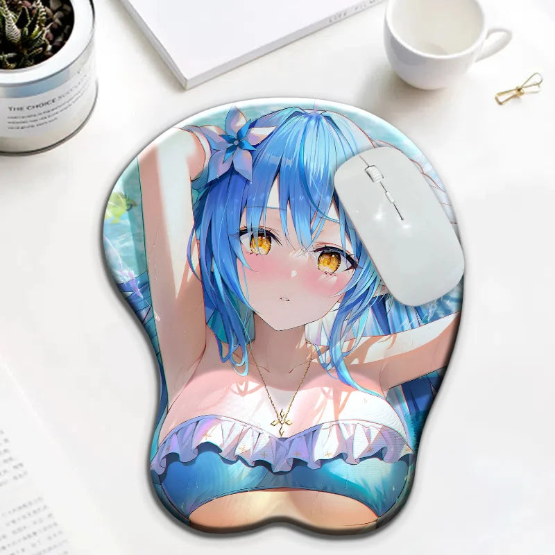 Wrist Rest 3D Soft and Smooth Silicone Mouse Pad