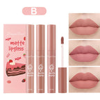 3PCS/Set Velvet Matte Nude Liquid Lipstick