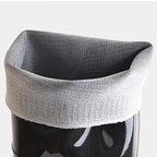 Low High Tube Black  Rain Boots