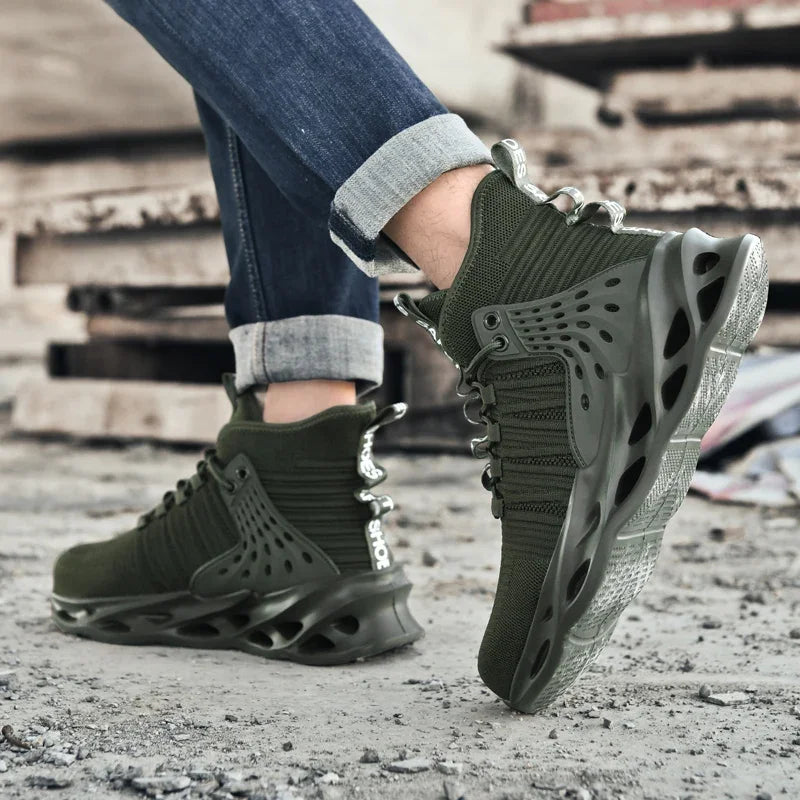 New Unisex Safety Shoes High Top