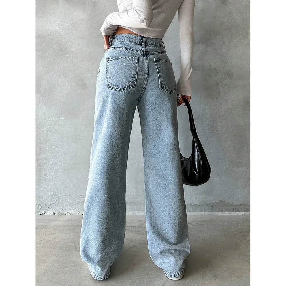 Jeans Wide Leg Pants