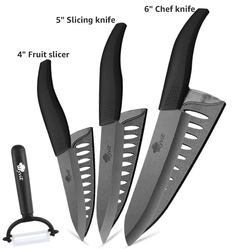 Ceramic Kitchen Knives Set
