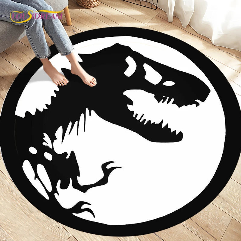 Jurassic Park Cartoon Dinosaur Carpets