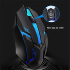 Colorful 3-Button LED E-Sports USB Wired Gaming Mouse