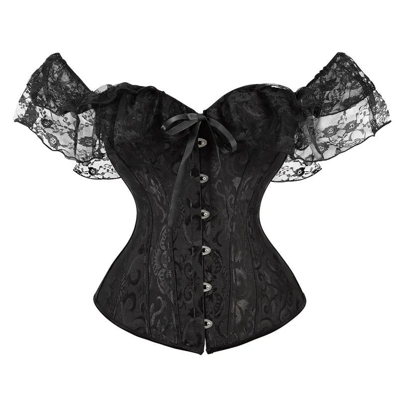 Floral Overbust Corset